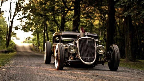 car,Rat Rod,vehicle,road,sports car,Vintage car