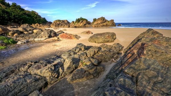 pemandangan,laut,teluk,batu,pantai,pantai