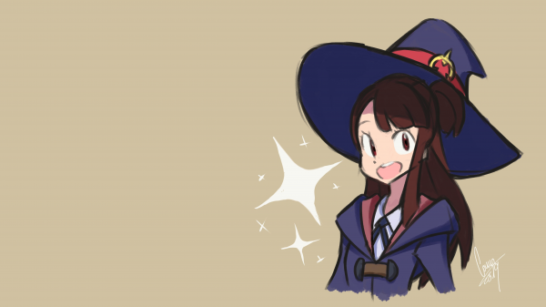 작은 마녀 학계,Luna Nova uniform,마녀 모자,마녀,Wide Brimmed Hat,Kagari Atsuko