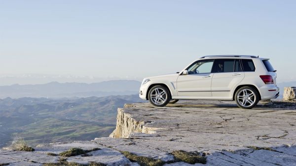 車,車両,メルセデスベンツ,ジープ,メルセデス・GLK,白い車