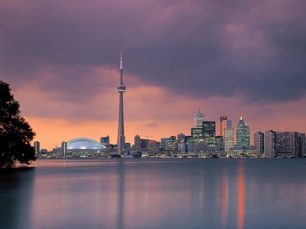 Toronto,Canada,bygninger,flod