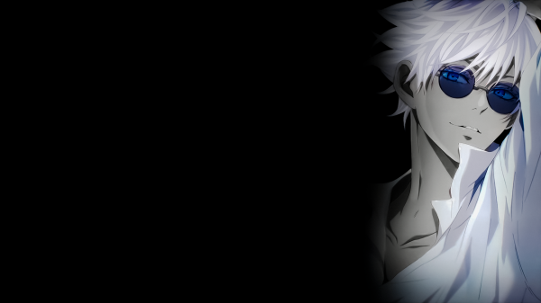 dark background,simple background,dark,Satoru Gojo,Jujutsu Kaisen