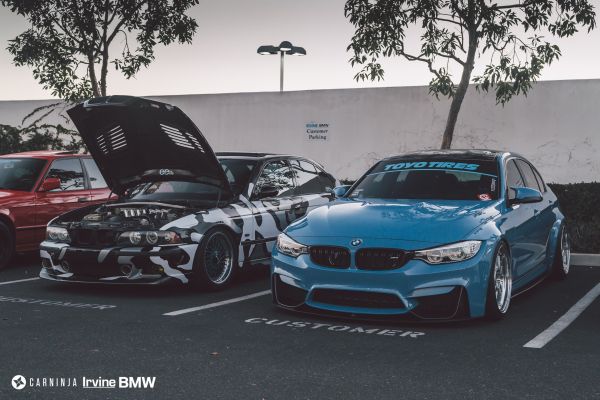 2560x1707 px, BMW M4 Coupe, voiture, Carninja, faible, rue