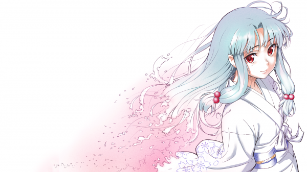 Anime,Anime Mädchen,Tsugumomo,Kiriha,weißer Hintergrund