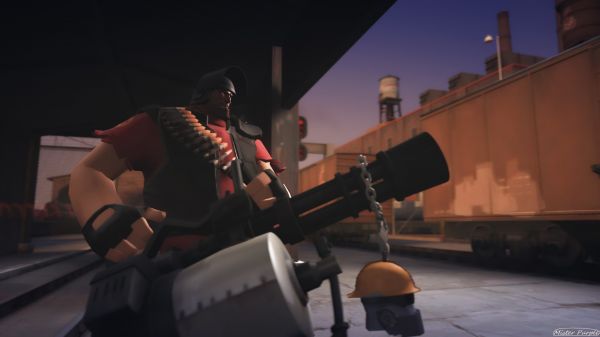 1920x1080 px,TF2 Heavy,TF2 Medic,Source Filmmaker,Team Fortress 2,videogiochi