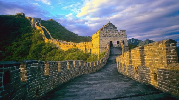 la nature,paysage,La Grande Muraille de Chine,Chine,mur,Briques