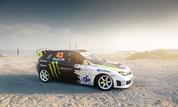 sportovní, auto, vozidlo, závodění, Ken Block, Subaru Impreza