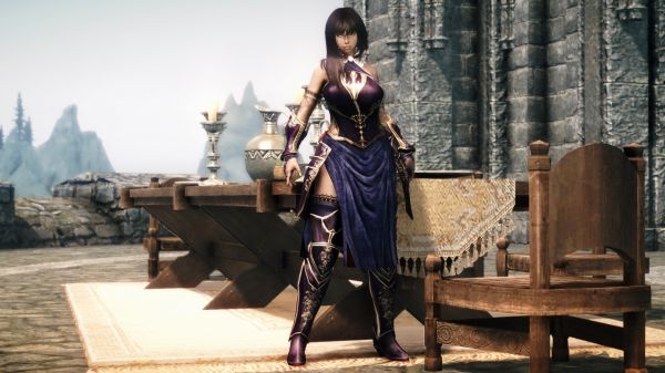 1920x1080 px,mods,Shanoa Castlevania,The Elder Scrolls V Skyrim,video game girls,video games