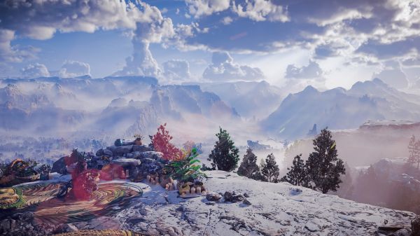 aloy,horizon forbidden west,Video game,screen shot,Playstation 4,games gerilya