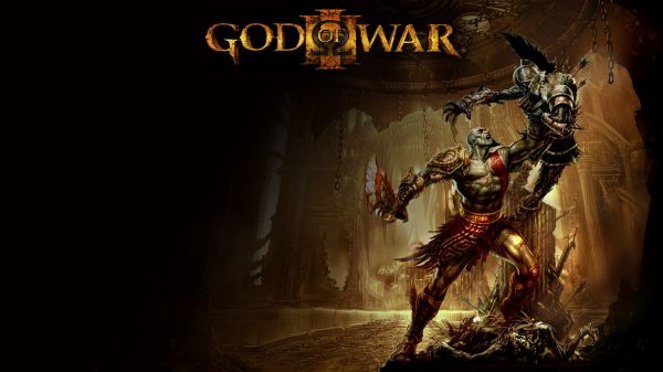 mytológie,God of War III,tma,screenshot,počítač tapeta