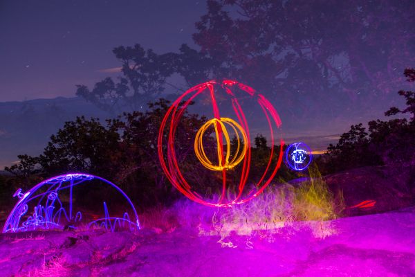 lightpainting, abstraktné, Kanada, ART, jún, noc