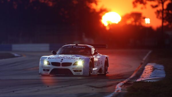 1920x1080 piksel,BMW Z4,yarış arabaları,gün batımı,Nurburgring