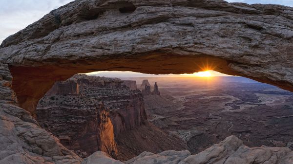 Parc national de Canyonlands,paysage,la nature,1920x1080 px,Formation rocheuse,le coucher du soleil