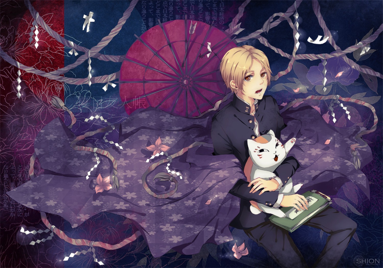 εικονογράφηση, anime, μυθολογία, Natsume Yuujinchou, Natsume Βιβλίο των Φίλων, σκοτάδι, νεράιδα, screenshot, φανταστικός χαρακτήρας