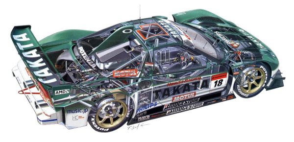 Autos,GT,1875x907 px,Cutaway,Kuppel,Honda