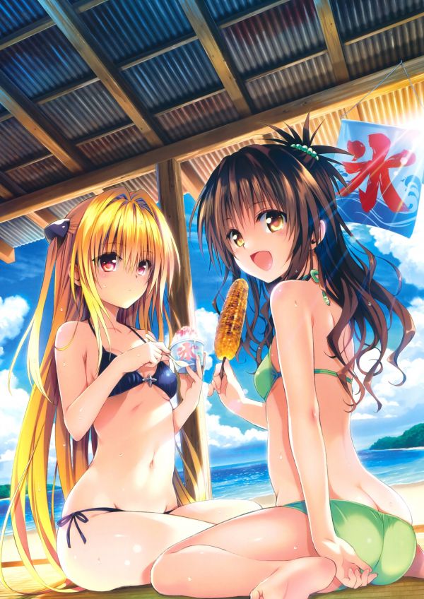 εικονογράφηση,μακριά μαλλιά,anime,κορίτσια anime,To Love ru,Yuuki mikan