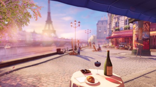 1920x1080 px,BioShock Infinite Begravelse til søs,Paris,skærmbillede,computerspil