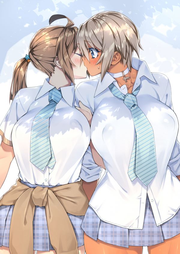 animeflickor,anime,Real XXIII,kissing