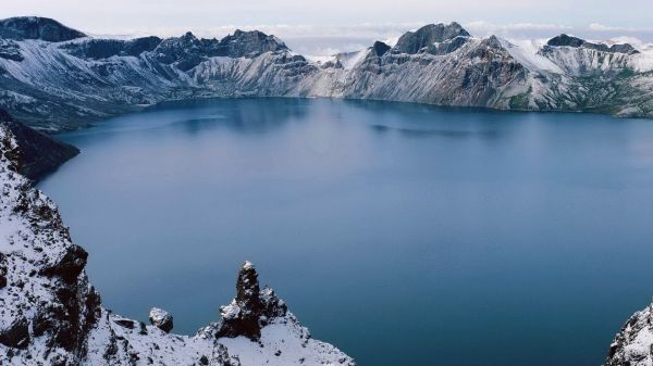 pemandangan,danau,air,alam,refleksi,pegunungan