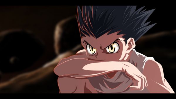 illustration,anime,tegneserie,Hunter x Hunter,Gon Freecss,skærmbillede