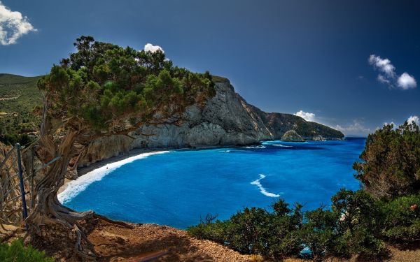 paisaje,mar,bahía,naturaleza,apuntalar,rock