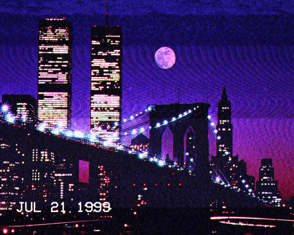 Ikertornyok,Világ kereskedelmi Központ,New York City,vaporwave