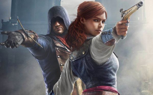 видео игры,Elise Assassin's Creed Unity,Арно Дориан,Assassin's Creed Unity,Скриншот