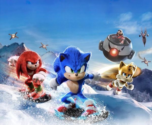 Sonic,Film plakat,Sonic 2 The Movie,altoverskyggende,film tegn,Movie Screenshots