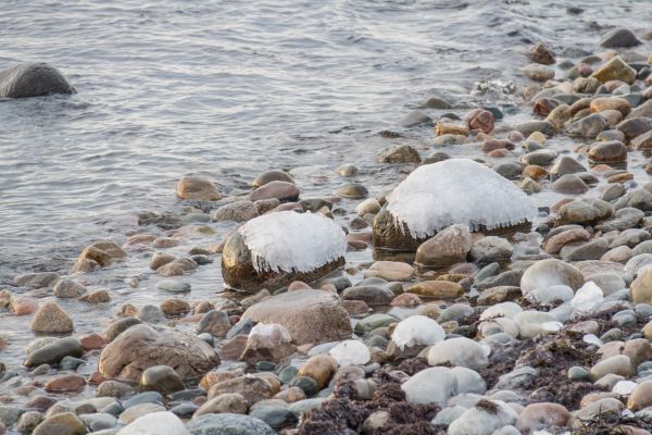 sea,water,rock,shore,sand,winter