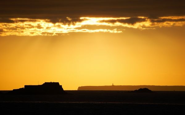 paisaje, puesta de sol, cielo, fotografía, luz de sol, mar