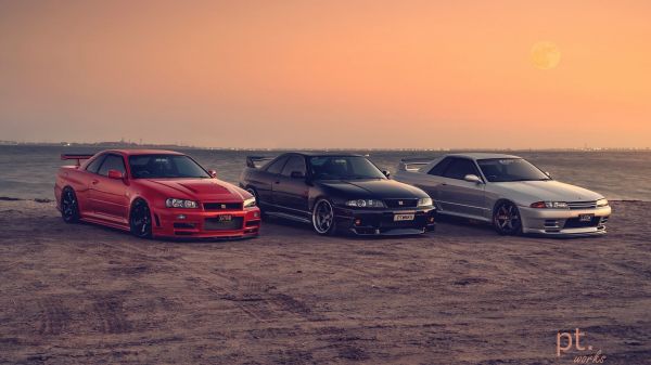 Nissan Skyline GT R R34,Nissan Skyline GT R R33,Nissan skyline GT R R32,Nissan Skyline,Nissan,Xe ô tô Nhật Bản