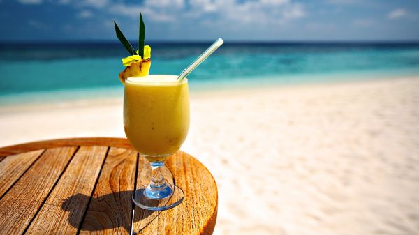 pineapple,drink,cocktail,beach,rest,tubule