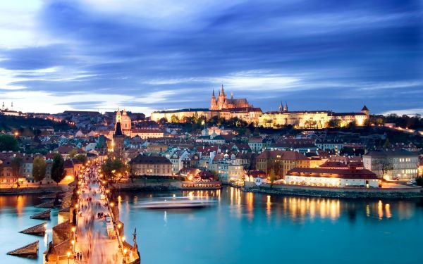 Ponte Carlo,Praga,Hradcany