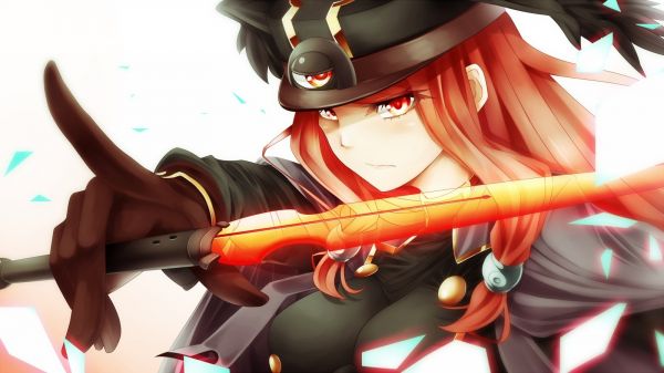 illustration,jeux vidéo,cheveux longs,Anime,Filles anime,chapeau