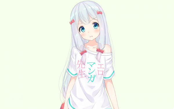 anime,anime jenter,hvit hud,hvitt hår,Loli,kawaii girl