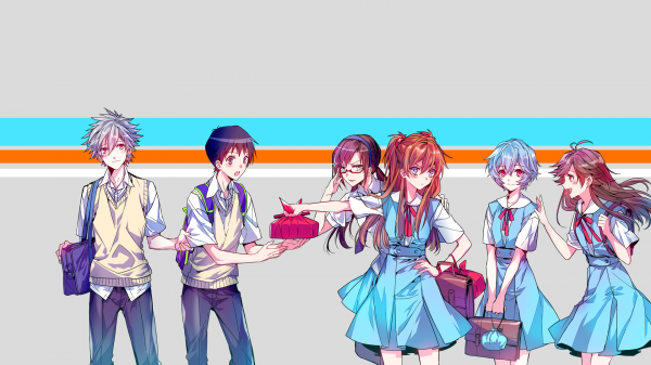 illustration, Anime, Filles anime, Neon Genesis Evangelion, Asuka Langley Soryu, Ayanami Rei