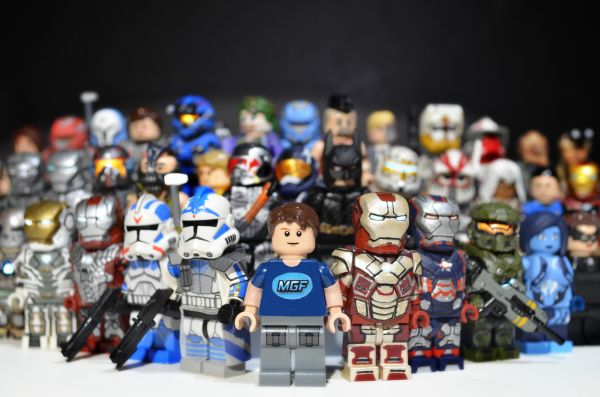 LEGO,gammel,mørk,ridder,robot,Legion