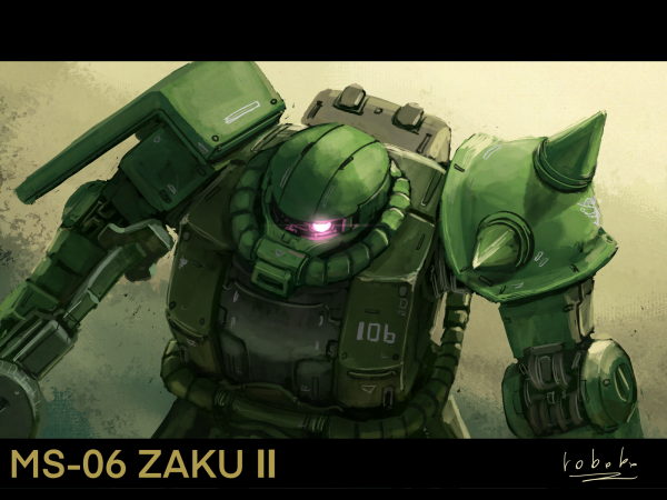 อะนิเมะ,mechs,อาณาเขตของ Zeon,Zaku II,Mobile Suit Gundam,Super Robot Taisen