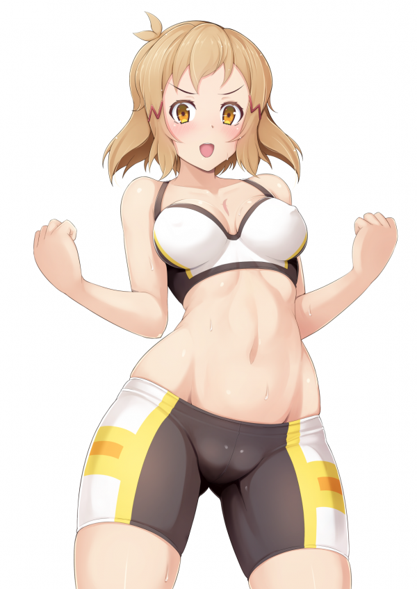 Senki Zesshou Symphogear,anime jenter,spalting,Tachibana Hibiki,gule øyne