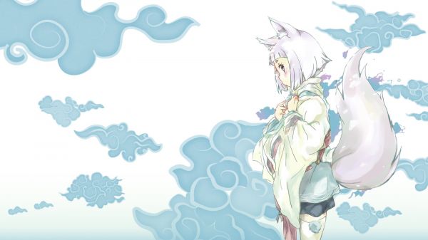 illustrazione,anime,nuvole,blu,cartone animato,Tokyo Ravens