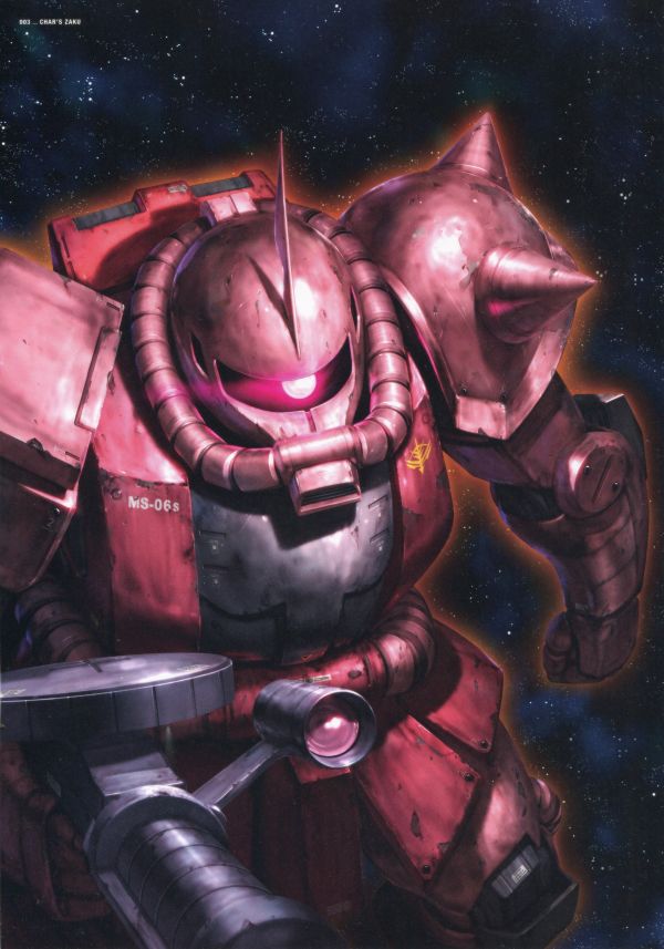 Zaku II Char's Custom,ruhtinaskunta Zeon,anime,mechs,Super Robot Taisen,Mobile Suit Gundam