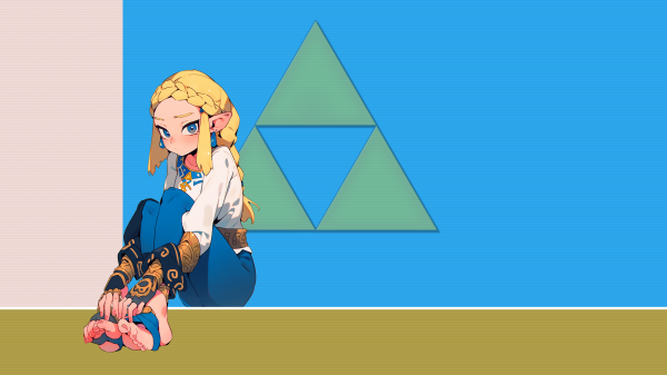 Zelda,Легендата на Zelda,плитки,Braided hair,Рус,Легендата на Zelda Дъхът на дивата природа