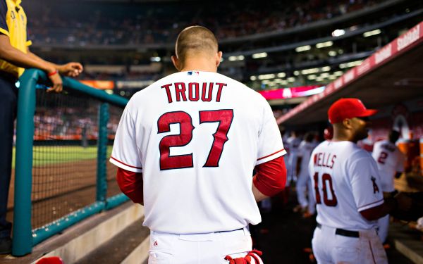 bóng chày,mike trout,los angeles angels of anaheim