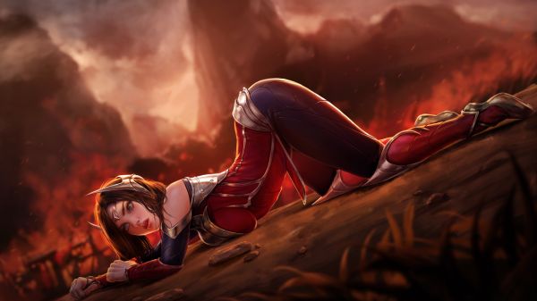 League of Legends, video games, video game characters, women, Irelia, fantasy girl