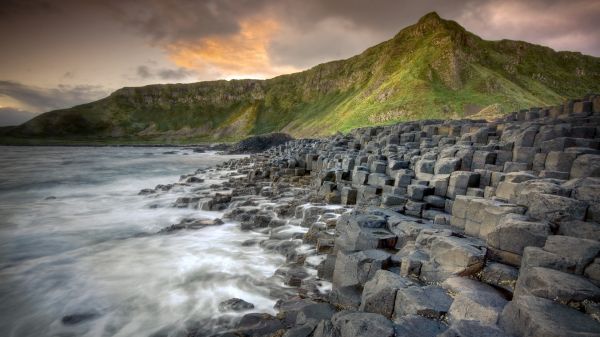 landscape, sea, water, rock, nature, coast