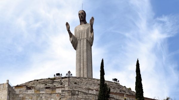 rzeźba,Palencia,Castilla y Le n,Hiszpania,Cristo del Otero