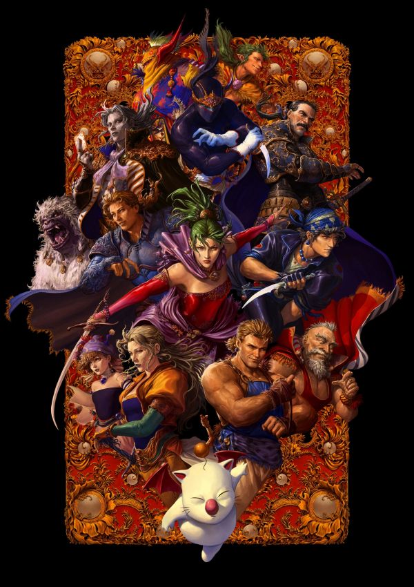 fantasy art,digital kunst,kunstverk,Video Game Art,Final Fantasy,Final Fantasy VI