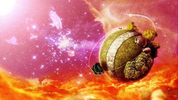 図,ドラゴンボール,カイ王の惑星,コンピュータの壁紙,宇宙空間,天体