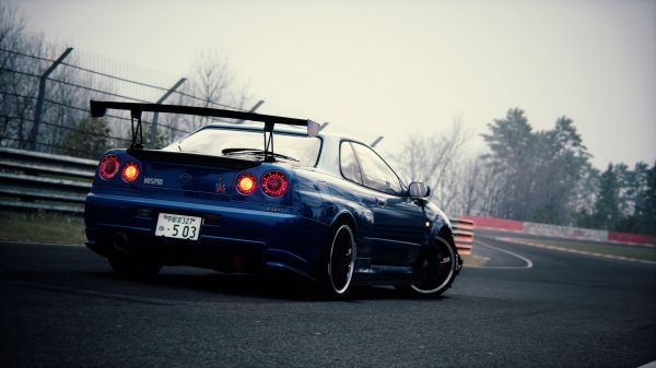 Nissan Skyline R34,รถ,Assetto Corsa,เกม PC