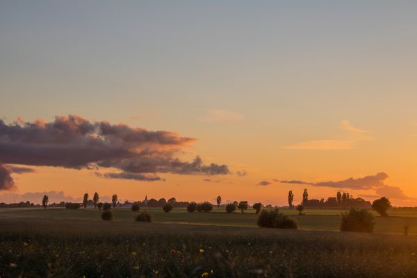 zachód słońca,niebo,krajobraz,Chmura,Słońce,Sol